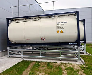 Tankcontainer mit Unterrahmen