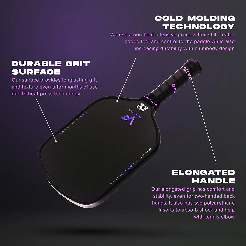 Thumbnail: Vatic Pro Prism Bloom 14/16mm Pickleball Paddle