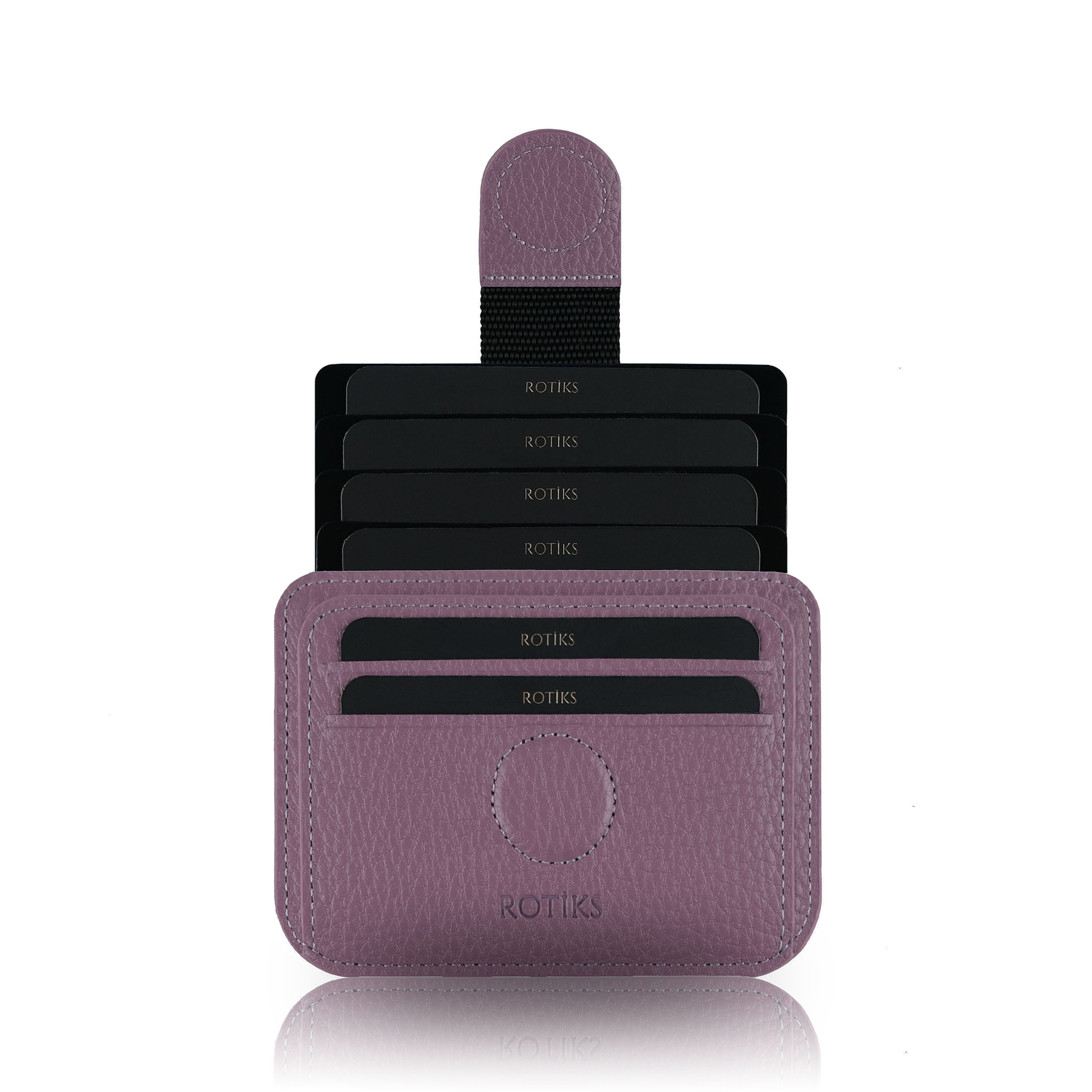 Kızaklı pratik sistem cüzdan önden görünüm