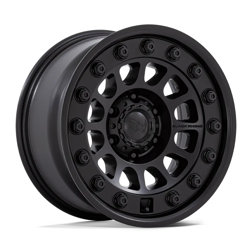 Black Rhino Outback Wheel 17X8, 6X130, +32, 84.10, 3700lbs, MATTE BLACK