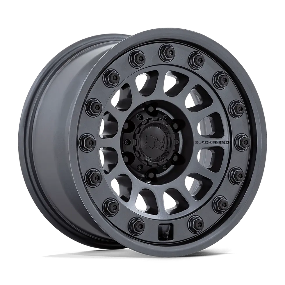 Black Rhino Outback Wheel 17X8, 6X130, +32, 84.10, 3700lbs, MATTE GUNMET