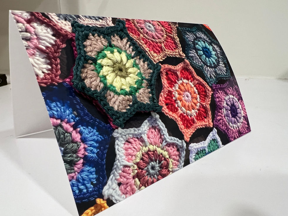 Crocheted Ornament Greeting Card