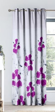 Purple "Poppy" curtain tie backs