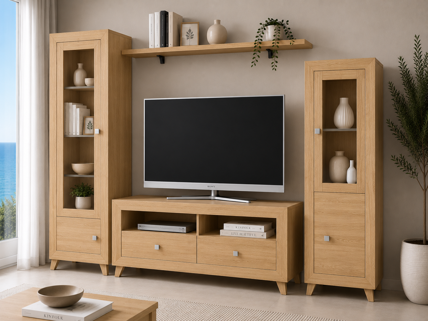 BALI TV Unit 120cm (Oak)