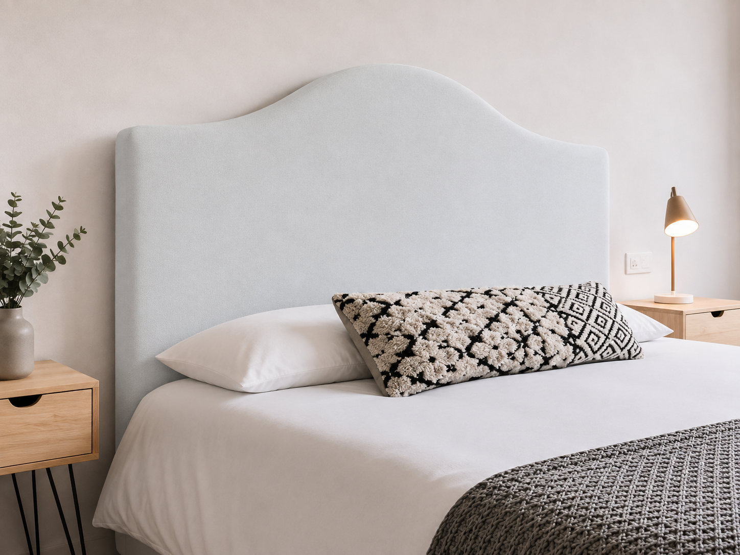 NILO Full Length Fabric Headboard