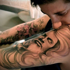 Family, frienship, our ideals. What we love of our life impressed on the Skin...