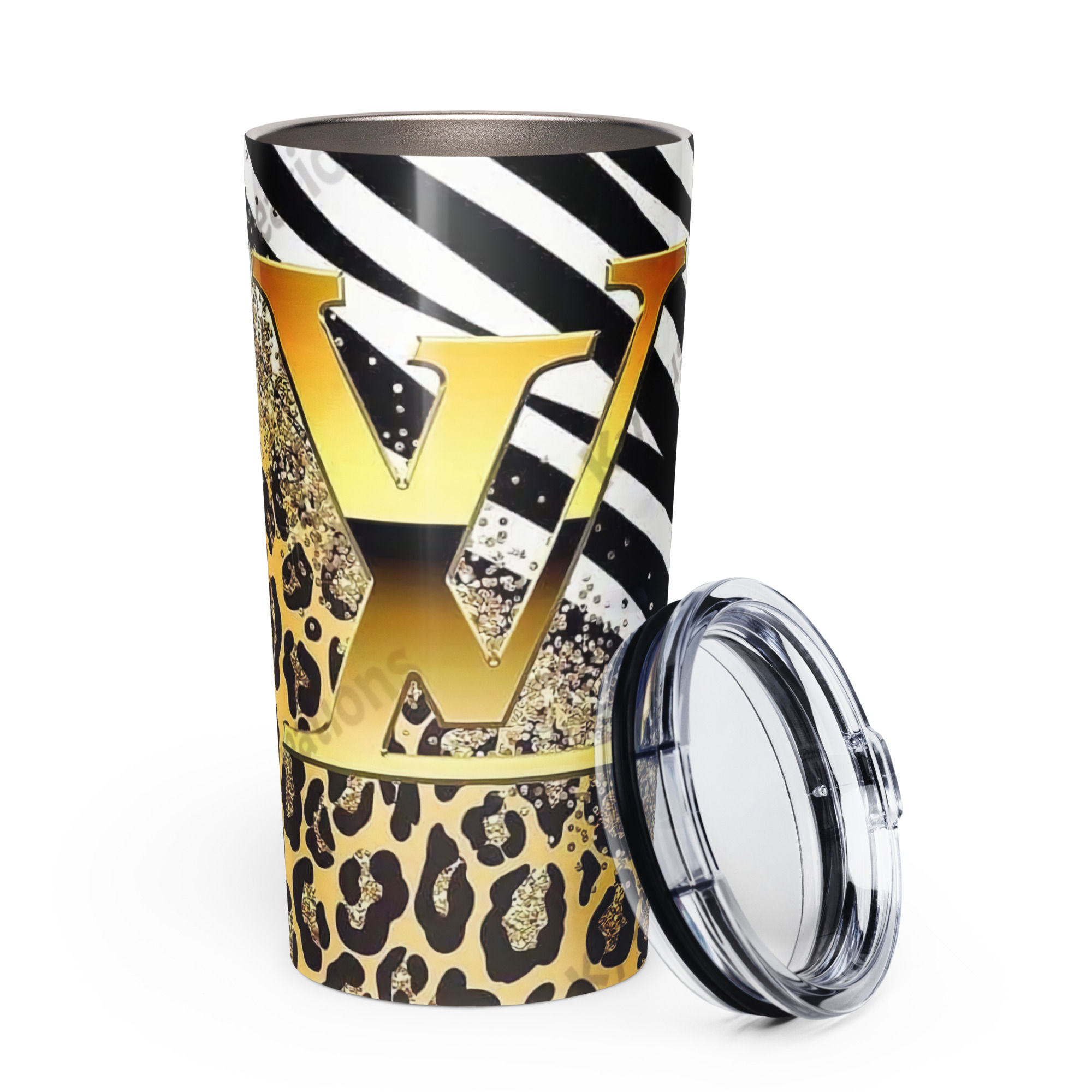 Tapered stainless steel tumbler