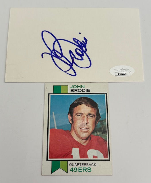 Autograph and card