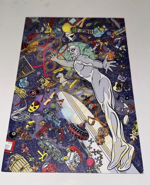 Marvel Comics Silver Surfer Iridescent Art Print