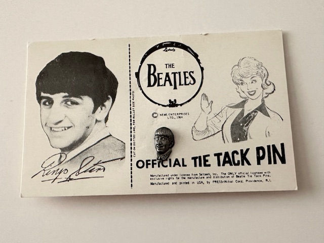 Thumbnail: The Beatles 1964 Nems Enterprises Official Tie Tack Pin Set