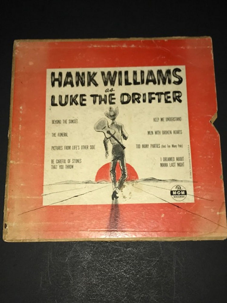 Williams Hank Williams Album Luke The Drifter Record 1953
