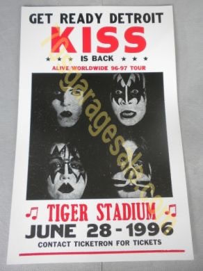 KISS Alive/Worldwide Tour Poster 1996