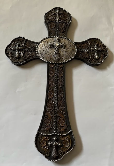 Thumbnail: Decorative Country Western Theme Belt Buckle Cross