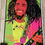 Thumbnail: Bob Marley Vintage Black Light Poster Roots Rasta Reggae 1981