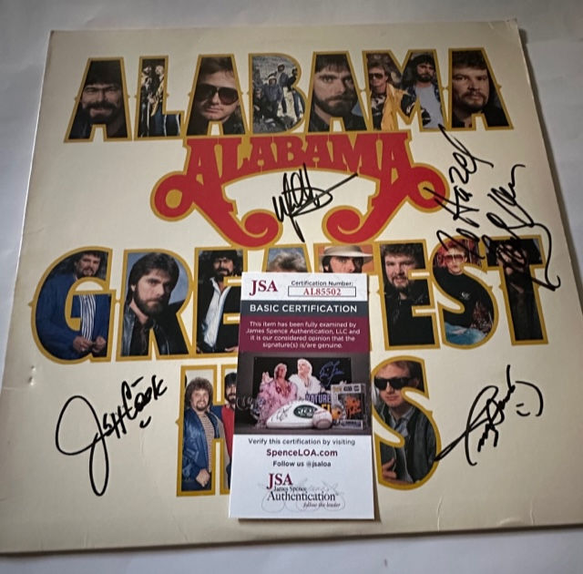 Thumbnail: Alabama Autographed Greatest Hits Album (JSA)