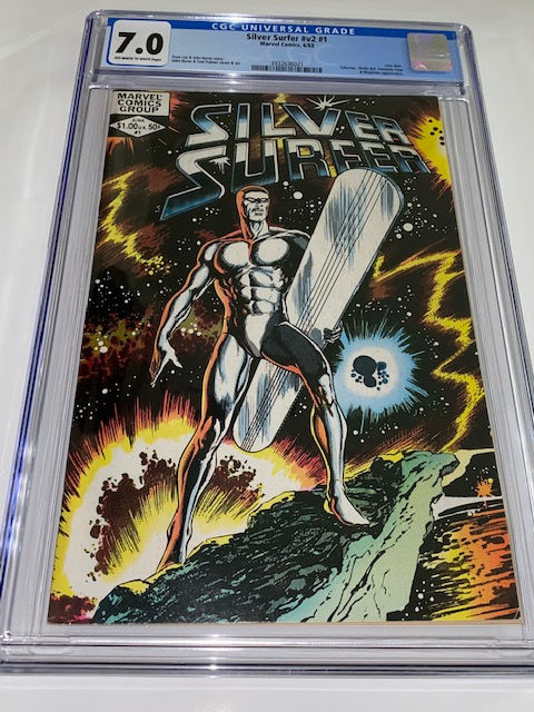 SILVER SURFER VOL. 2 #1 JUNE 1982 CGC 7.0 FINE/VF