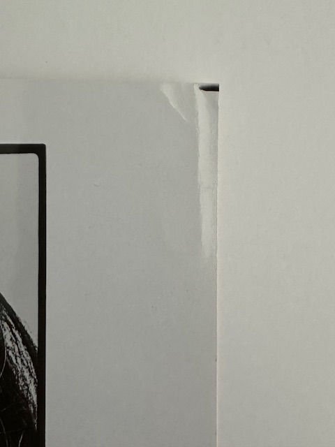 Thumbnail: Crease on front corner of photo