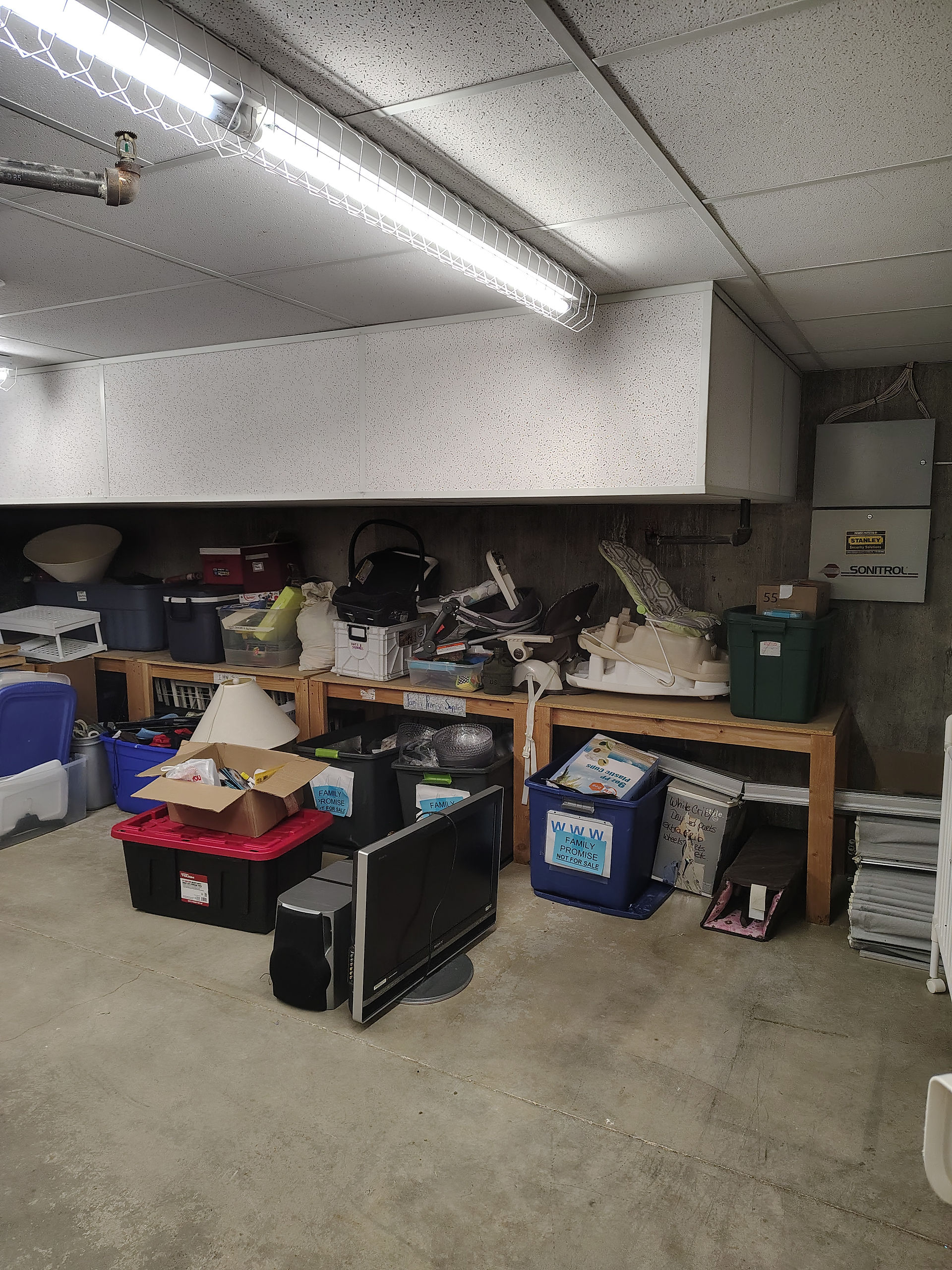 Shelter storage are