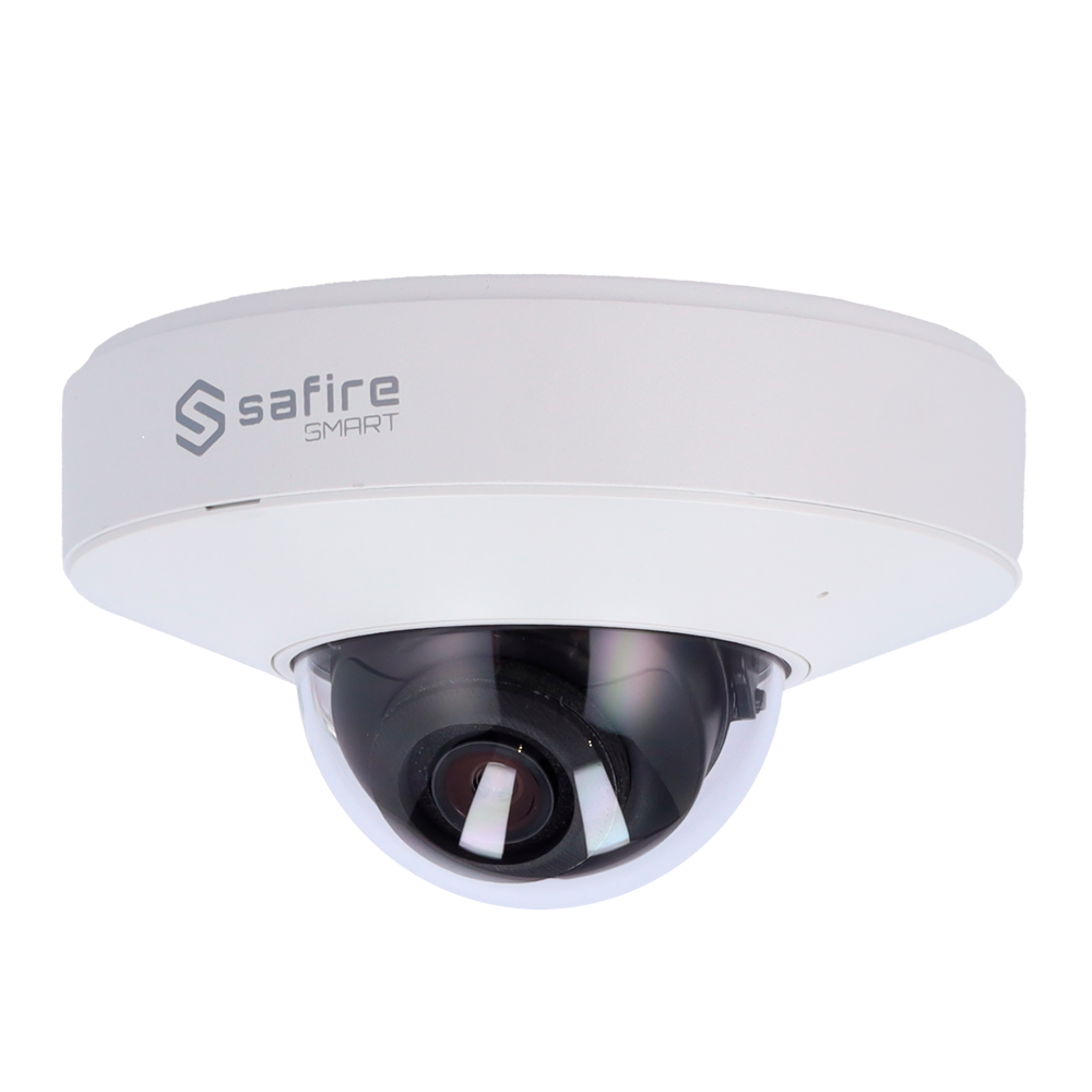 Safire Smart - Cámara MiniDomo IP gama I1 AI Avanzada - Resolución 6 Megapíxel…