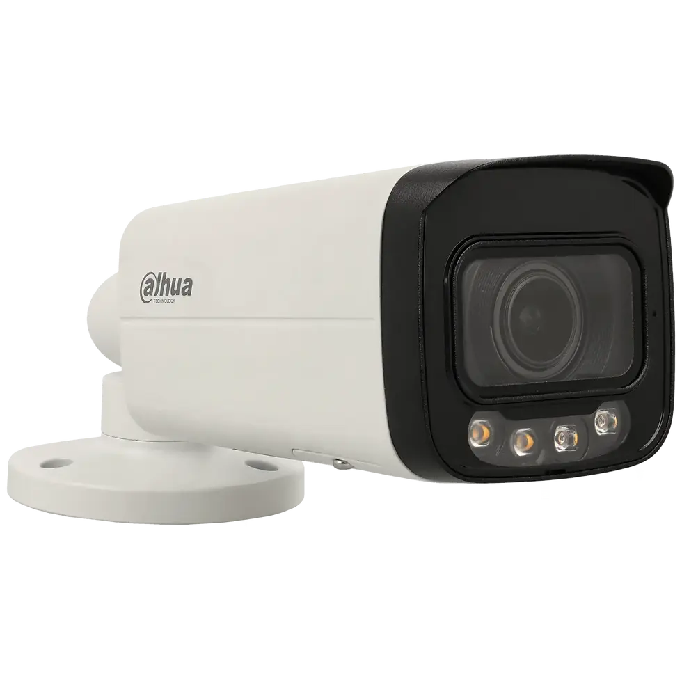 Cámara bullet IP de 4 Mpx y óptica varifocal motorizada (zoom)