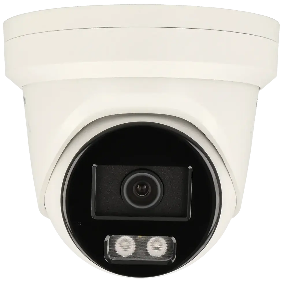 Cámara minidomo IP de 4 Mpx y óptica fija
