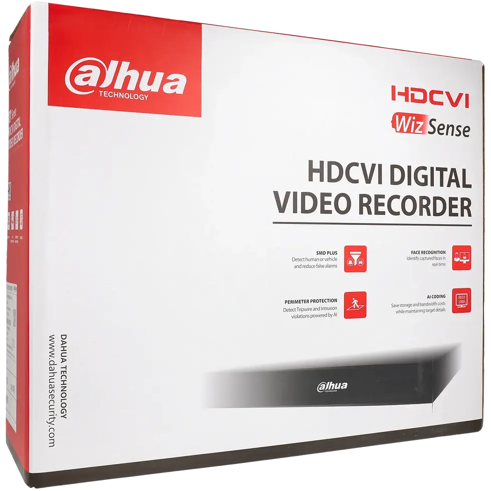 Grabador 5 en 1 (HD-CVI, HD-TVI, AHD, analógico e IP) de 16 canales y 8 Mpx de…