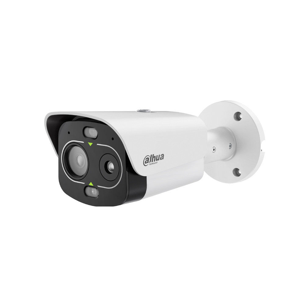 Cámara térmica IP híbrida Dahua Eureka Series de 256×192 y 4MP con medición de…