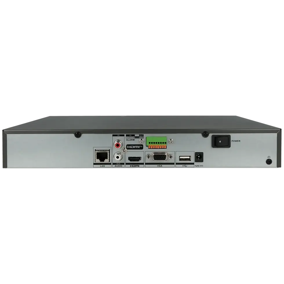 Grabador IP de 16 canales y 12 Mpx de resolución máxima