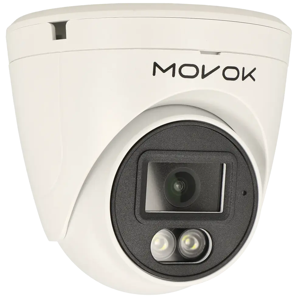 Cámara minidomo IP de 4 Mpx y óptica fija
