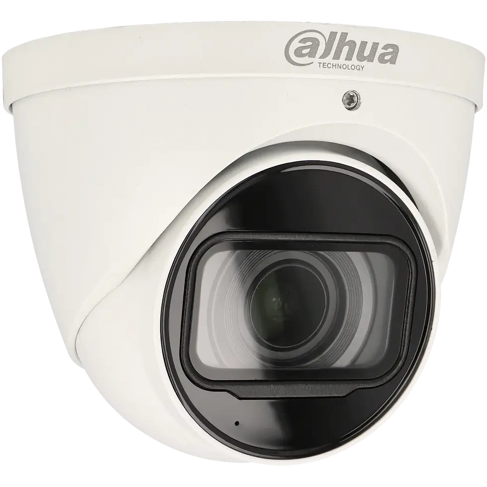 Cámara minidomo HD-CVI de 8 Mpx y óptica varifocal motorizada (zoom)