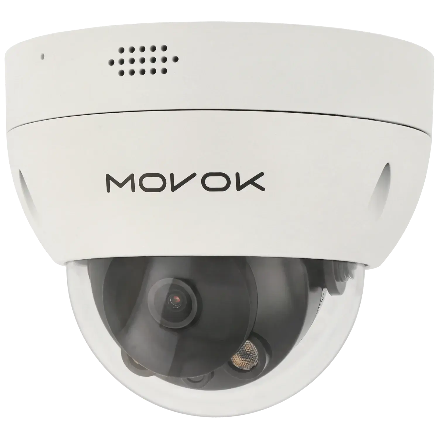 Cámara minidomo IP de 4 Mpx y óptica fija
