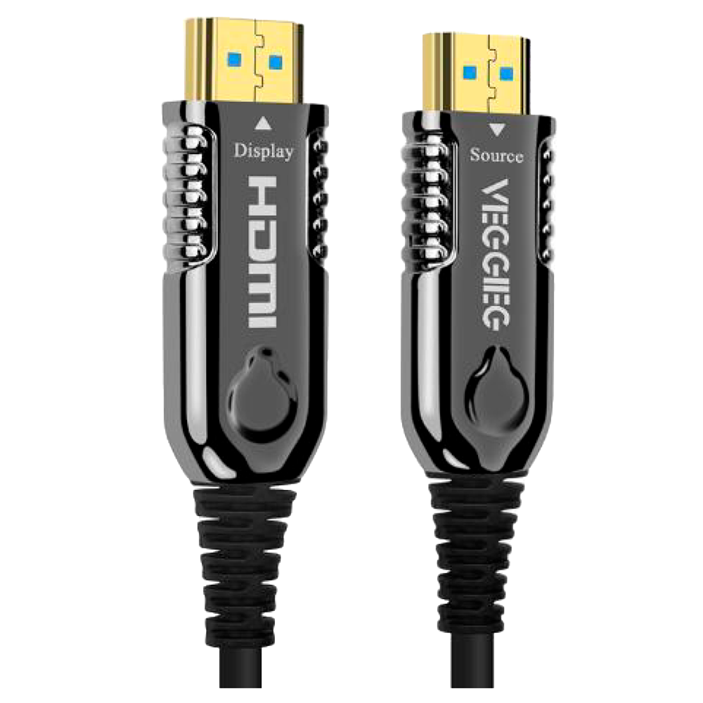 Cable HDMI de fibra óptica - Conectores HDMI tipo A macho - Soporte 4K@60 Hz -…