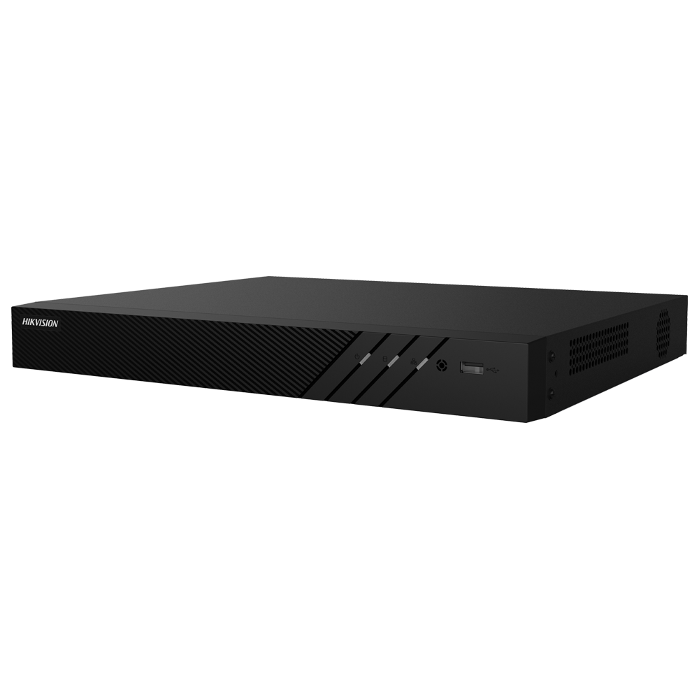 Hikvision NVR 16 CH gama VALUE - Switch PoE máximo 150 W - Resolución máxima…