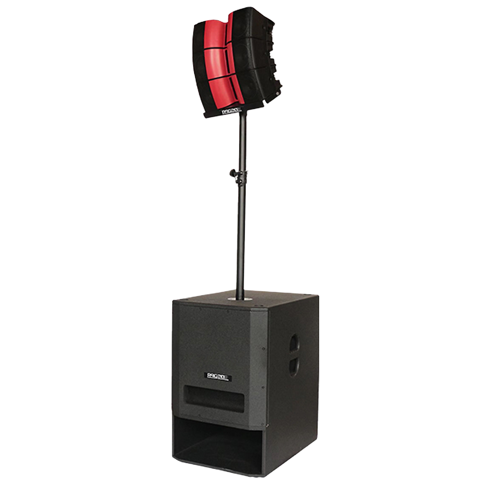 Altavoz line array portátil DSPPA - Sistema activo DSP Clase D 500W+150W -…