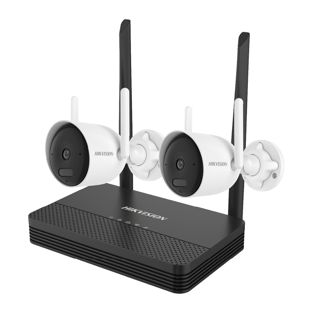 Kit de Videovigilancia Hikvision Wifi - 2 Cámaras bullet 4 Mpx | Lente 2.8 mm…