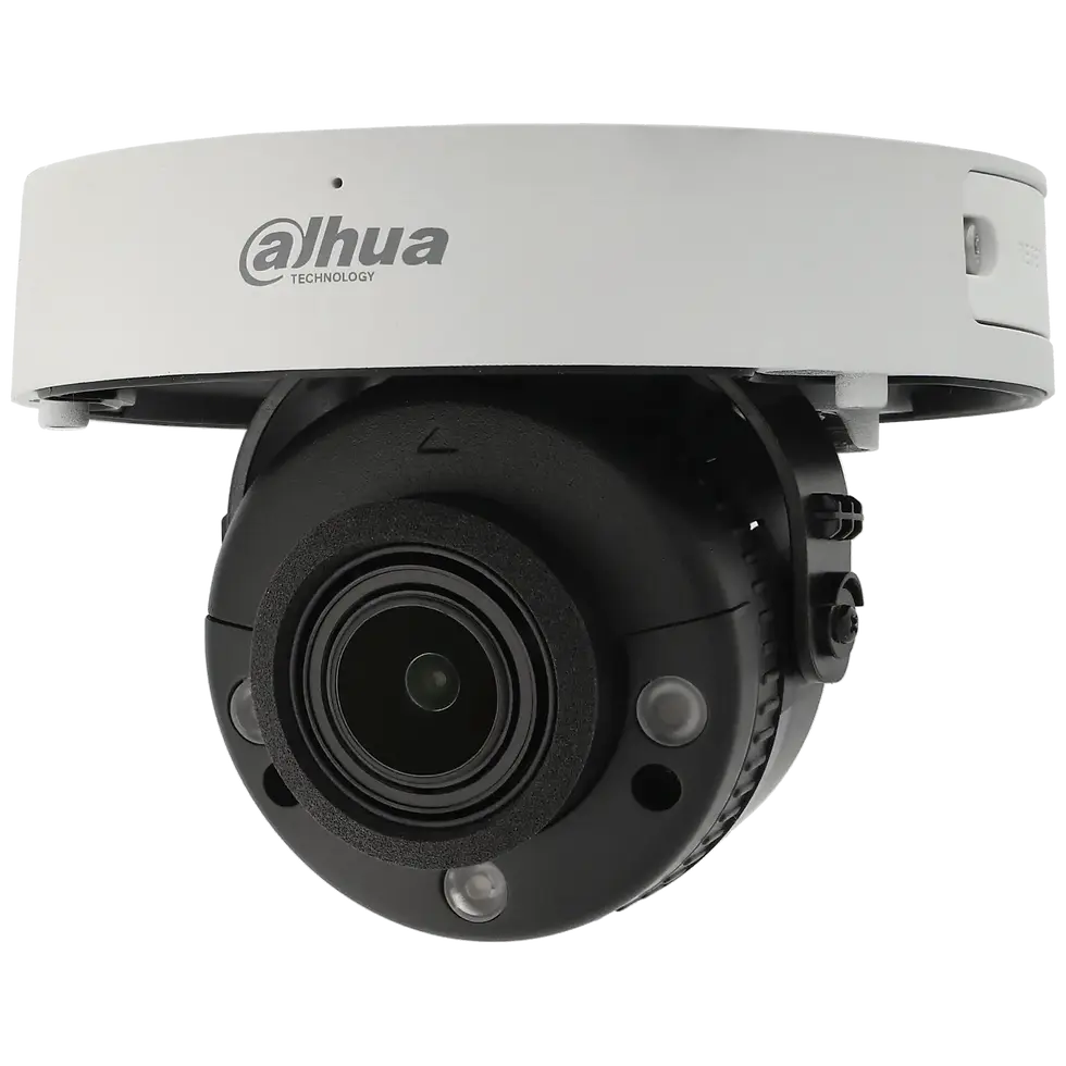 Cámara minidomo IP de 8 Mpx y óptica varifocal motorizada (zoom)