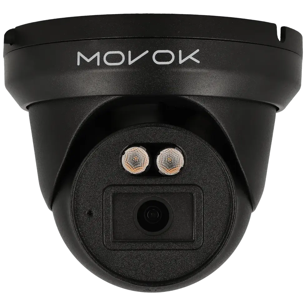 Cámara minidomo IP de 4 Mpx y óptica fija