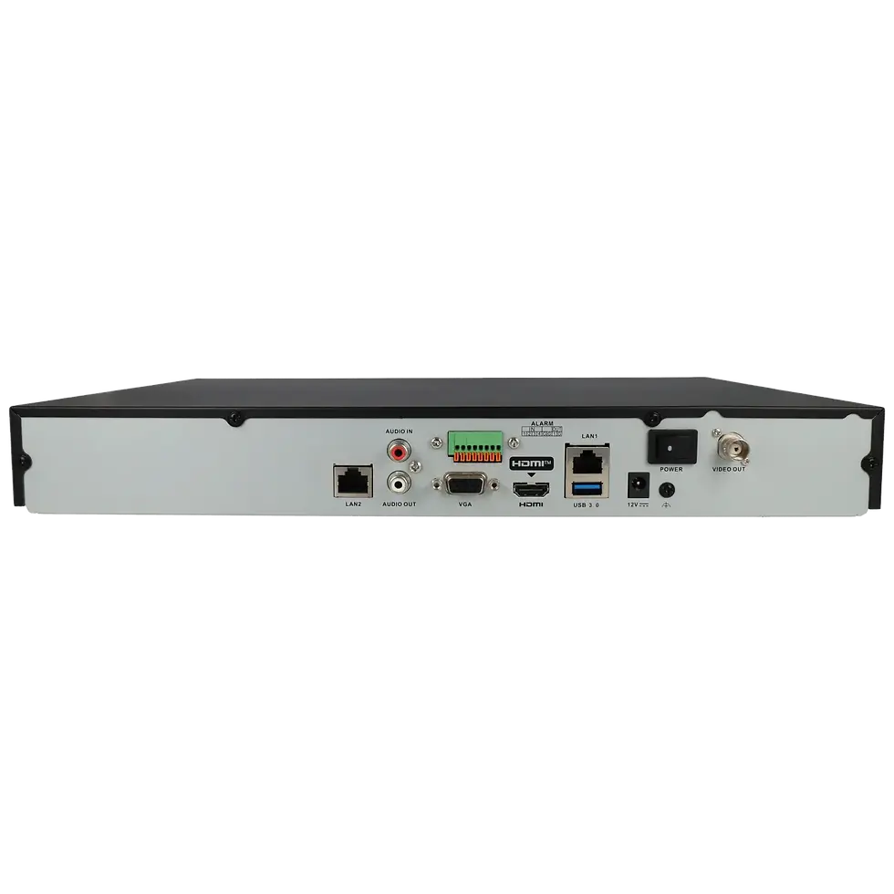 Grabador IP de 8 canales y 32 Mpx de resolución máxima