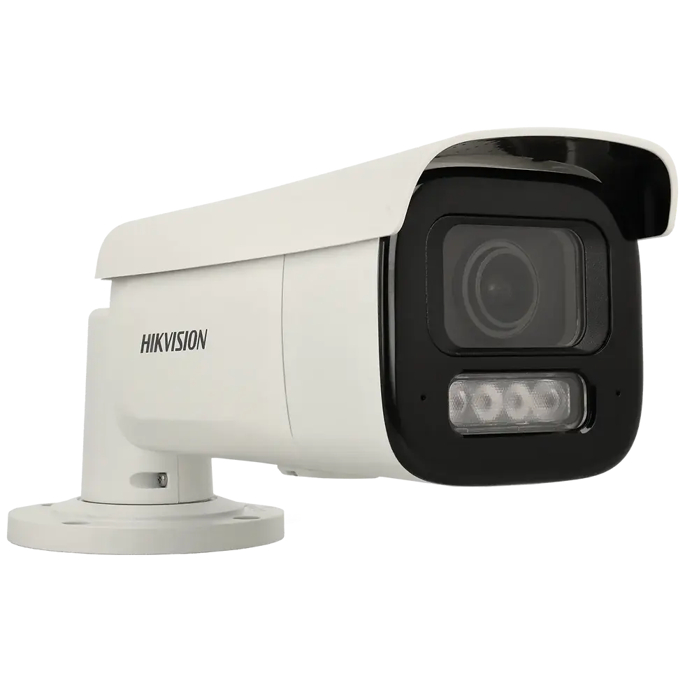 Cámara bullet IP de 4 Mpx y óptica varifocal motorizada (zoom)