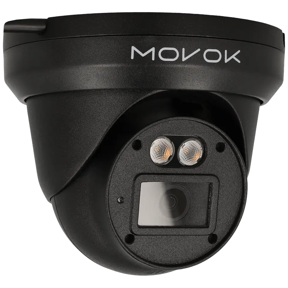 Cámara minidomo IP de 8 Mpx y óptica fija