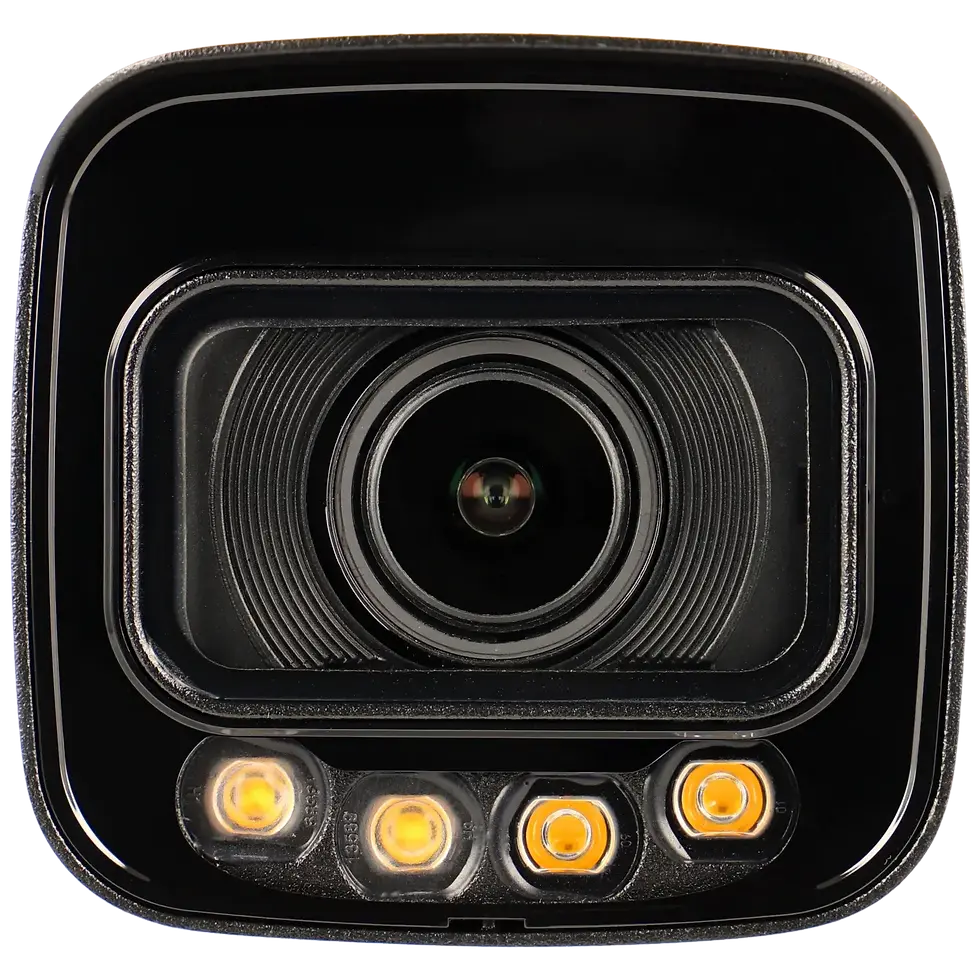 Cámara bullet IP de 4 Mpx y óptica varifocal motorizada (zoom)