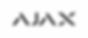 Logo de Ajax Systems, alarmas inalámbricas de alta seguridad para propiedades.