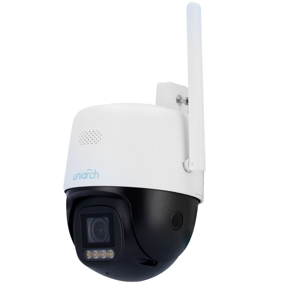 Cámara IP PT WiFi | Uniarch - 5 MP | Lente 4 mm | microSD 512 GB - Luz blanca…