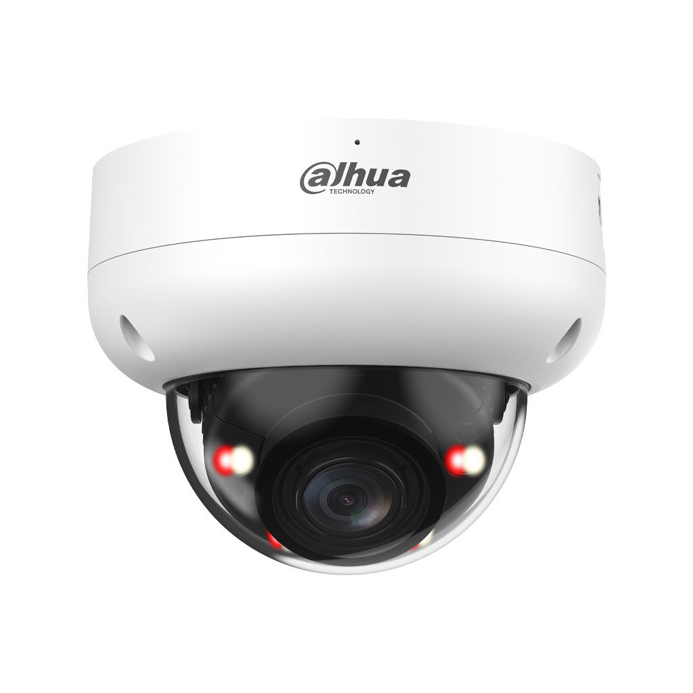Minidomo IP Dahua WizSense 3 de 2MP con Smart Dual Light, SMD 4.0 y óptica…