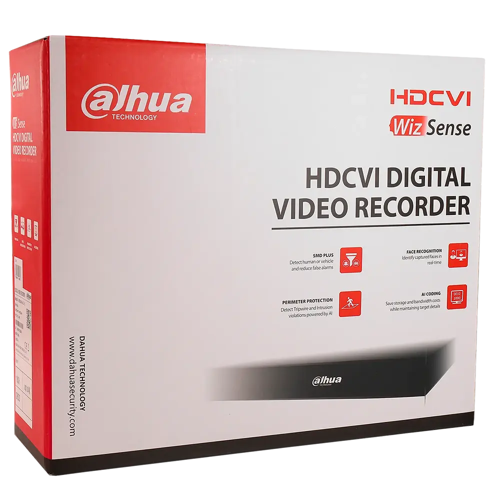 Grabador 5 en 1 (HD-CVI, HD-TVI, AHD, analógico e IP) de 16 canales y 2 Mpx de…