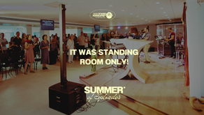 It was standing room only!
