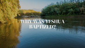 Why was Yeshua baptized?