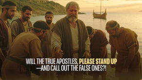 Will the true apostles, please stand up—and call out the false ones?!