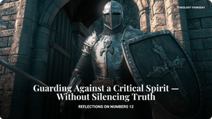 Guarding Against a Critical Spirit — Without Silencing Truth