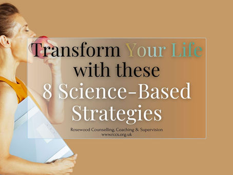 A woman eating an apple showing how to form healthy habits.